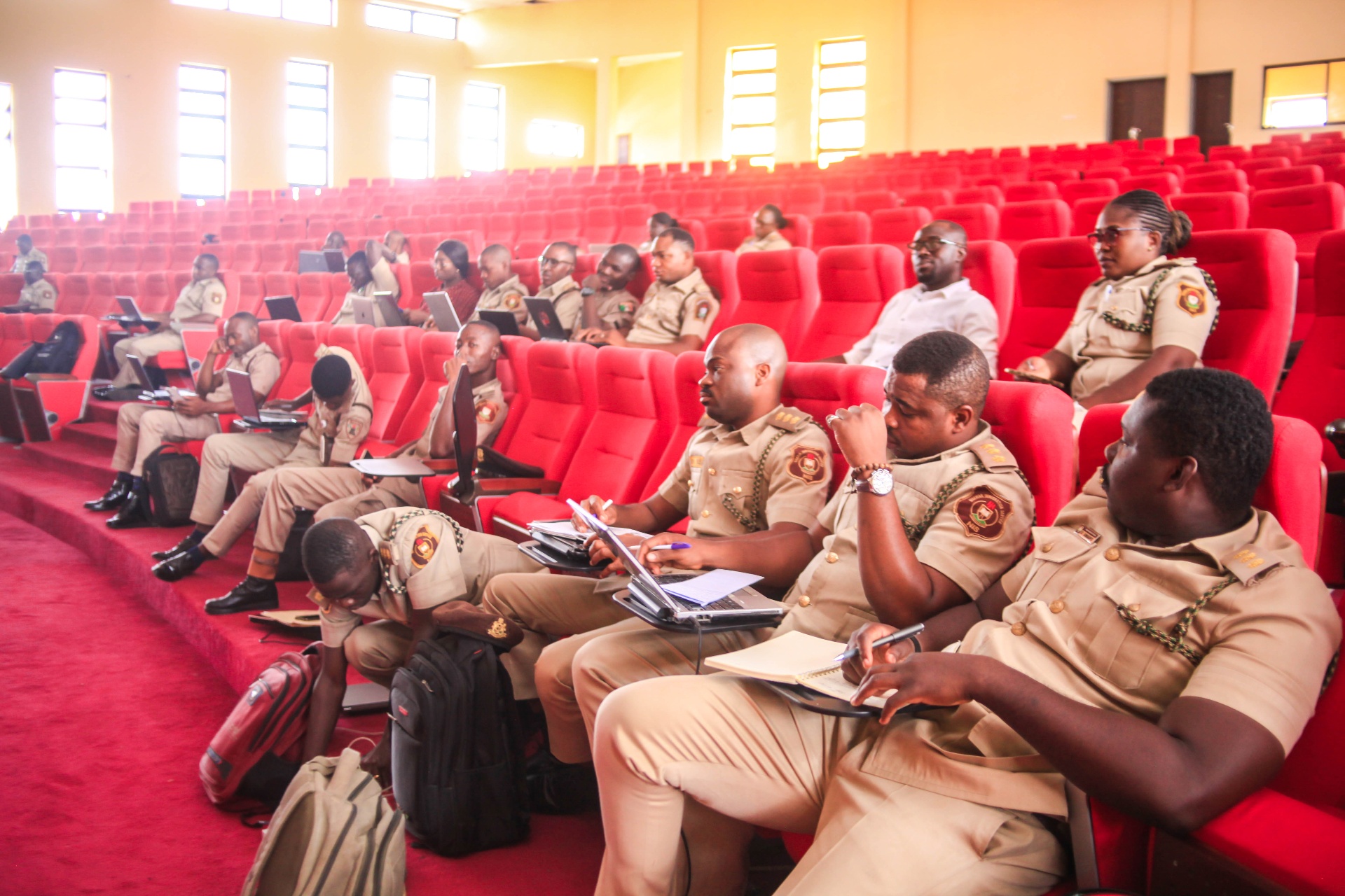 Workshop attendees engaged
